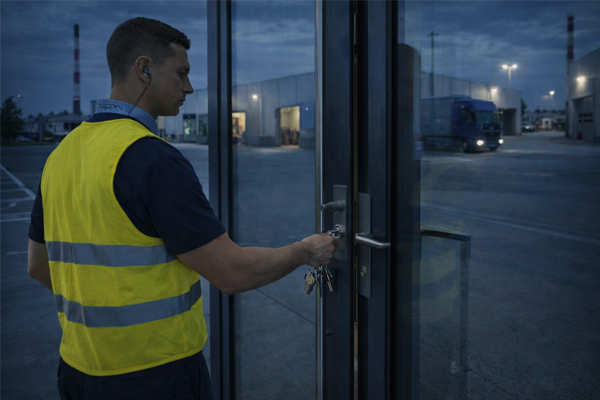 Baustellen Sicherungsposten