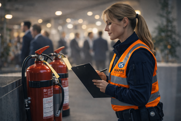 Kontrolle und Überwachung von Feuerlöschern und Löschmitteln