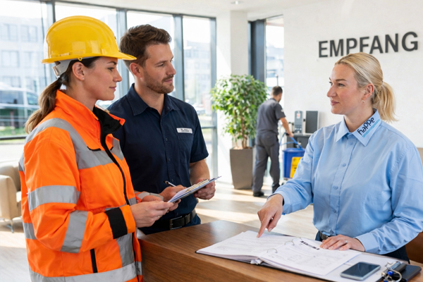 Koordination von Lieferanten und Dienstleistern