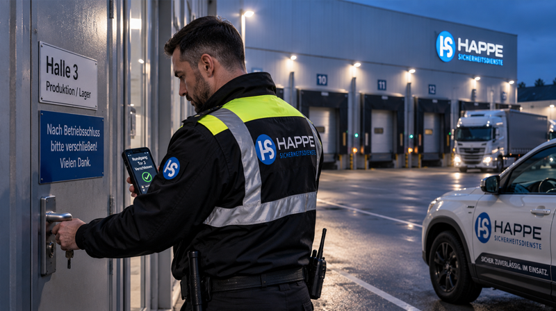 Sicherheitsdienst für Schließdienst