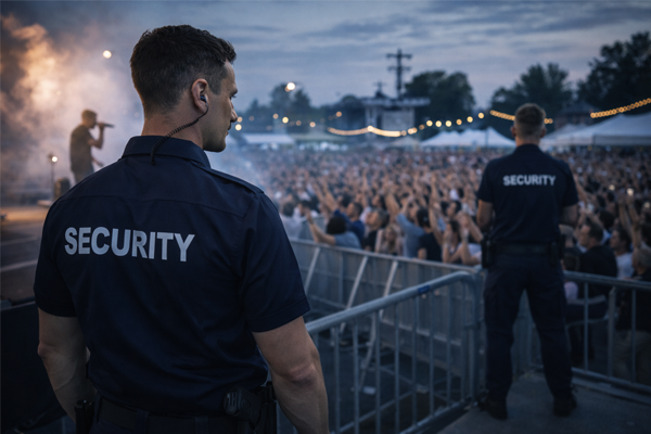 Sicherungsposten bei Veranstaltungen